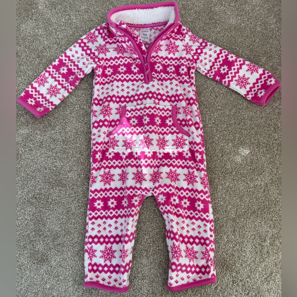 winter outfit BUNDLE for baby girl 9 months